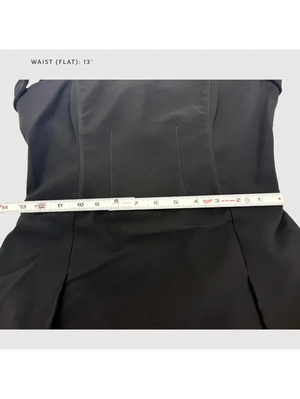 Elisabetta Franchi Mini Dress Black Cap Sleeve EU 44